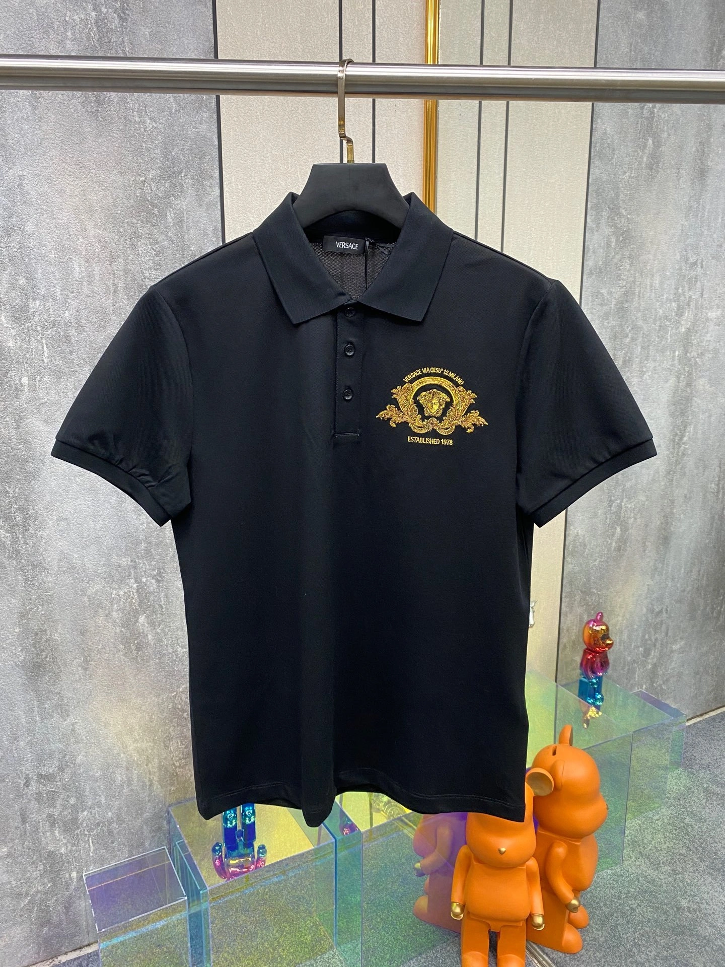 wg.luxury- V5rs135 embroiderymedusa POLO 2Colour item:E-F355B1658-2